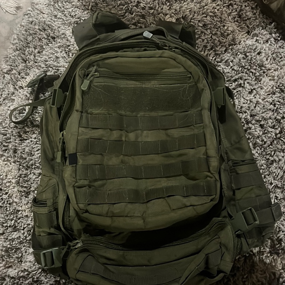 Military type backpack